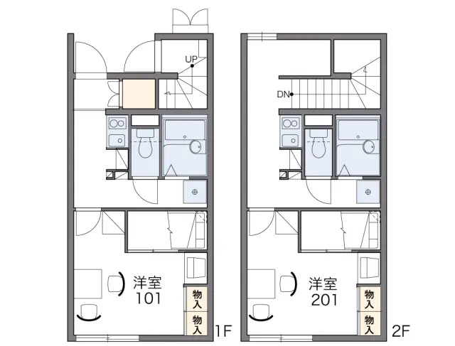 レオパレスロイヤルガーデン内免 1