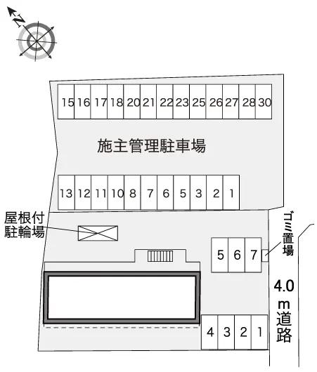 レオパレス松江東 3