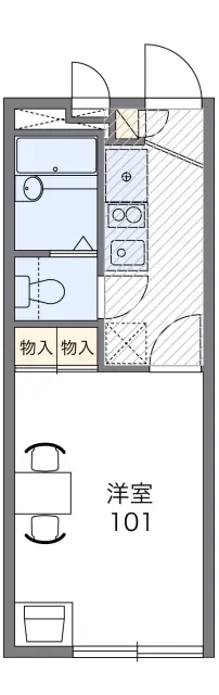 レオパレスＦＵＪＩＭＩⅡ 1