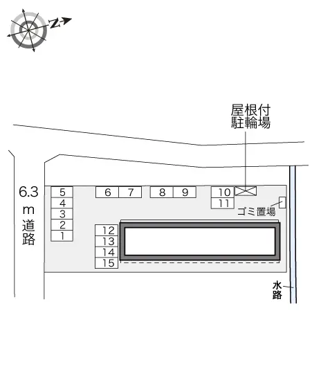 レオパレス柘榴 3