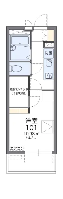 レオパレスプリオール東山Ⅲ 1