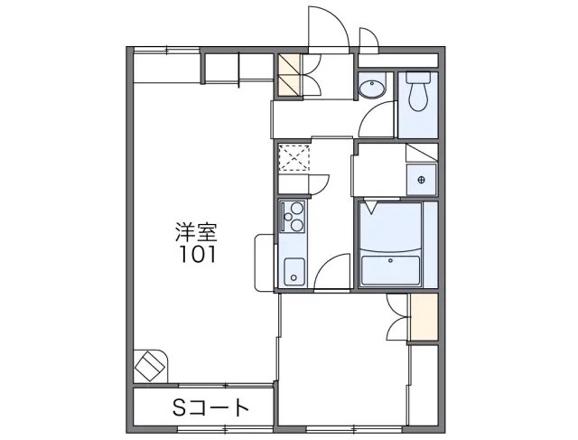 レオパレスラ　グレージュ 2