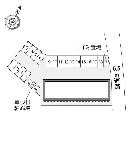 レオパレス榎戸 3