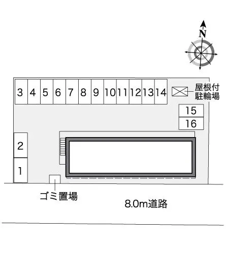 レオパレスサツキ 2