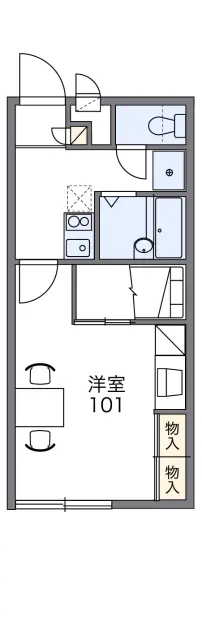 レオパレスミヤマハウス武蔵嵐山 1