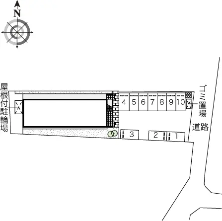 レオパレスシャルム　メゾン木津 2