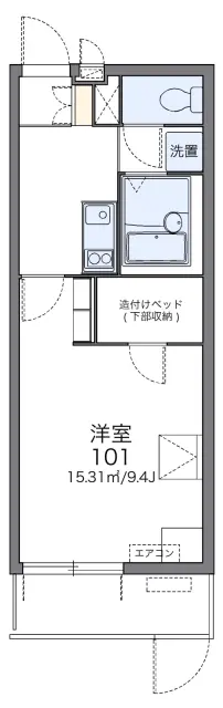 レオパレスＭＩＮＡＭＩⅢ 1