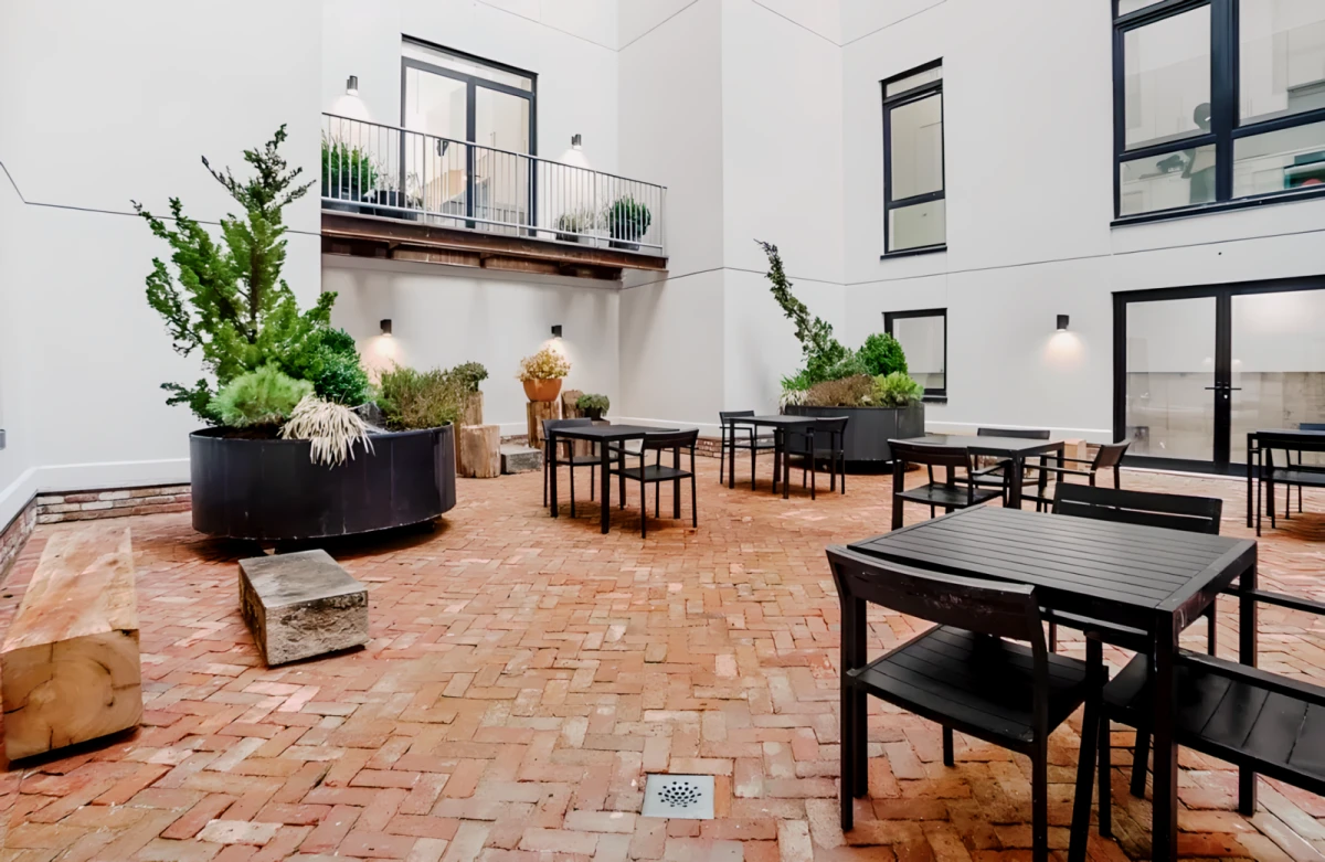 457 West 150th Street – Studentenunterkunft in New York – Lounge für Bewohner