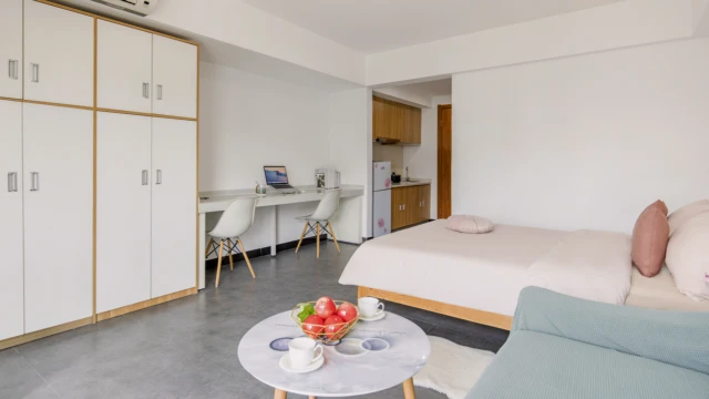 Binjiang Zhiben Building Lianzhuang Metro Station Branch - Qingguo Apartment - Hangzhou student accommodation - 一居室C