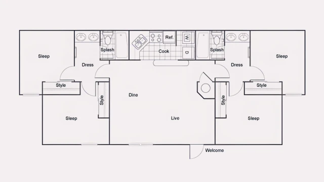 The Hub at Auburn Apartment Homes 1