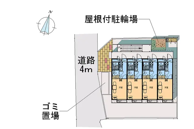 レオパレスレストローズ 102号室 4