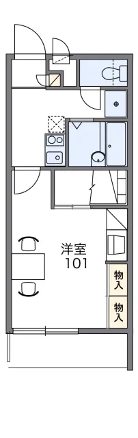 レオパレスクレインⅡ 1