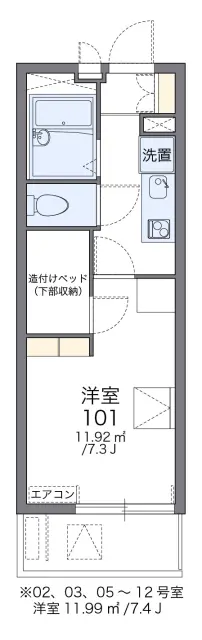 レオパレスＹＡＨＡＧＩⅠ 1