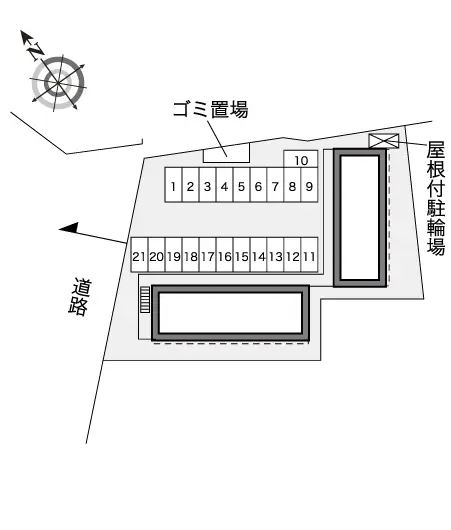 レオパレスつしま西 2