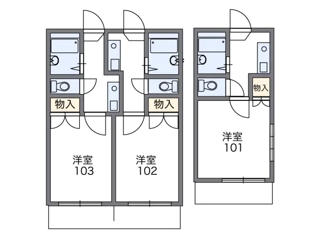 松保町Ｂ 1