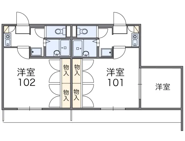 レオパレスメローネⅡ 1