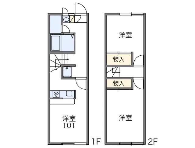 レオパレスクレール若宮Ⅱ 1