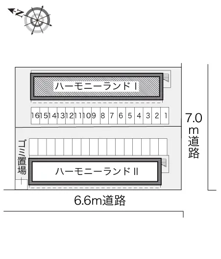 レオパレスハーモニーランドⅠ 2