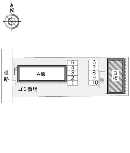 レオパレス妻田北Ｂ 2