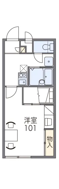 レオパレスアベニュー新涯Ⅱ 1