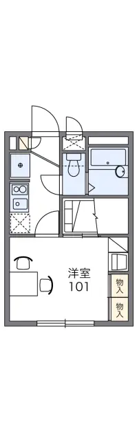 レオパレスポケットハート 1