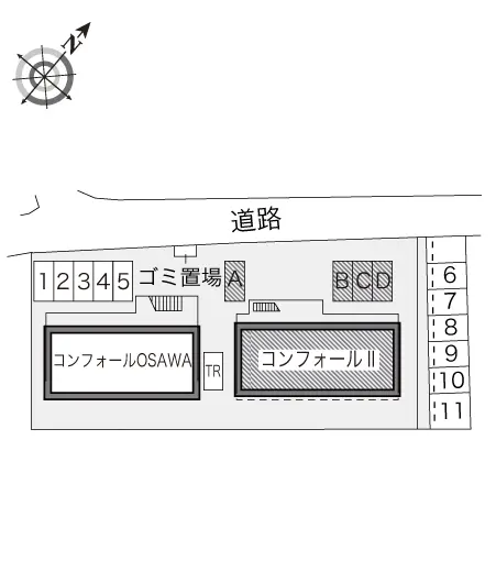 レオパレスコンフォールⅡ 2
