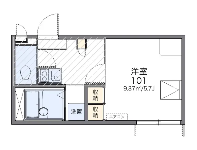 レオパレスＡＶＡＮＺＡＲＥ　Ｋ 1