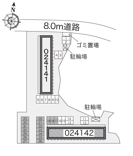 レオパレスエトワール折立Ⅱ 2