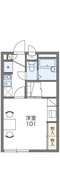 レオパレスイシハラⅢ 1