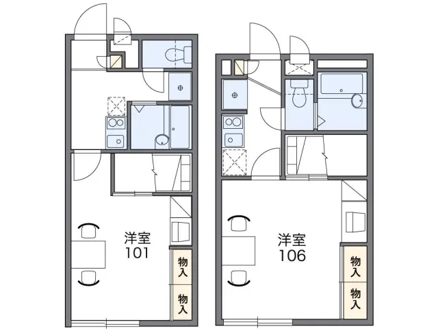 レオパレスジャルダンＤ 1