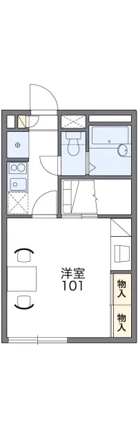 レオパレス花川 - ที่พักนักศึกษาในเมืองอิชิคาริ
