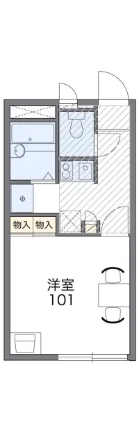 レオパレスエルパセオⅢ 1