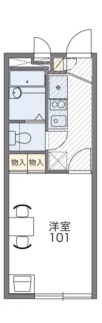 レオパレスクレセント本郷Ⅲ 1