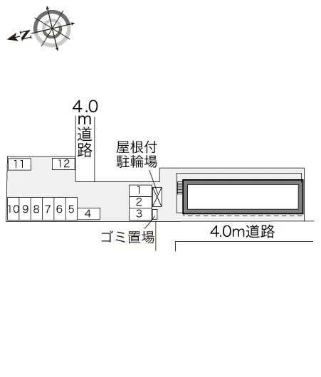 レオパレスポワールみゆきⅠ 2