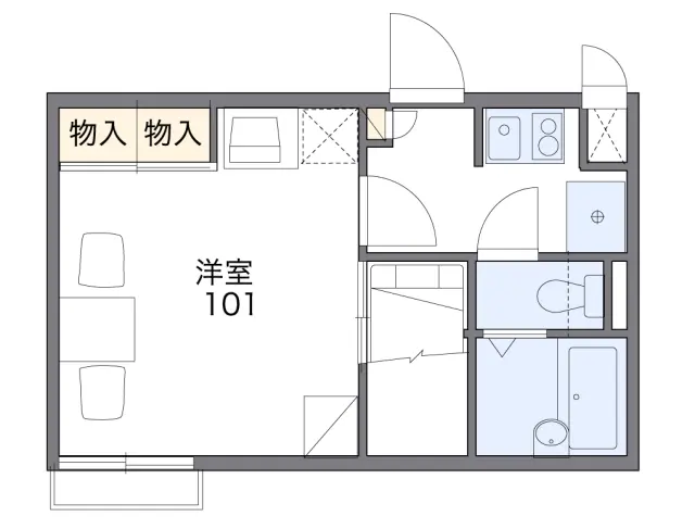 レオパレス逆瀬川 1