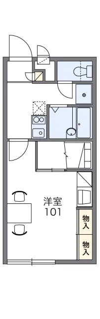 レオパレスルーナシティ北山寺Ａ 1