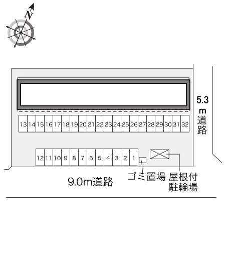 レオパレスエスポワールみなとⅡ 2