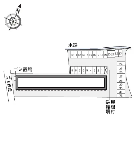 レオパレスＳｈｉｋｏｋｕ中央 2