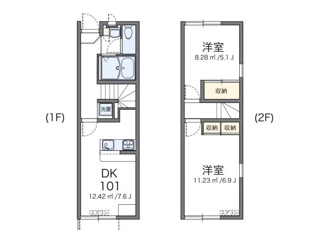 レオパレスクゥラージュⅡ 1