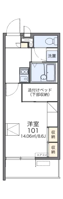 レオパレスパールアケノ第６ 1