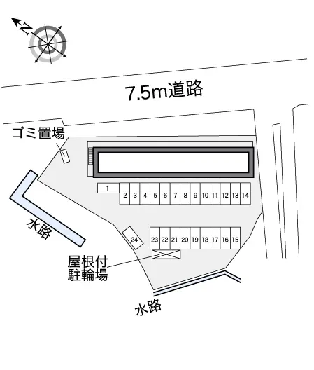 レオパレスランディーヌ河辺 2