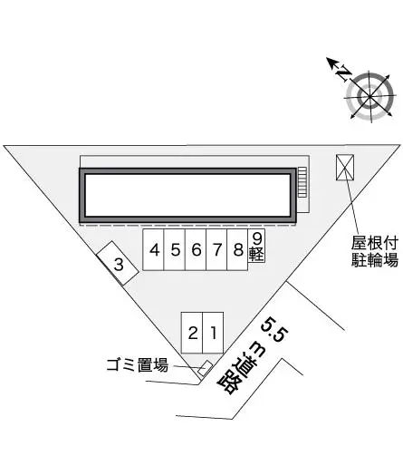 レオパレスぎぷふぇるⅡ 3