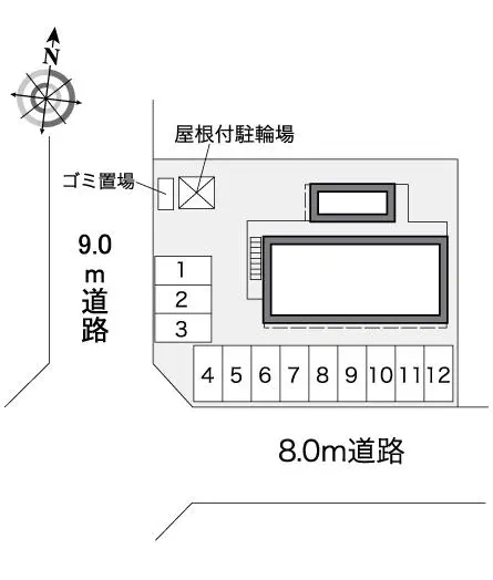 レオパレスサツキⅡ 2