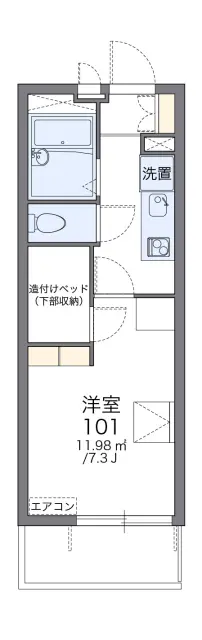 レオパレスアヤセパレス 1