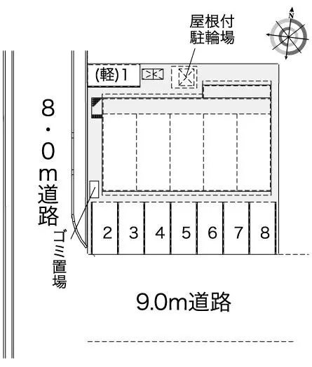 レオパレスはいろーどⅡ 2