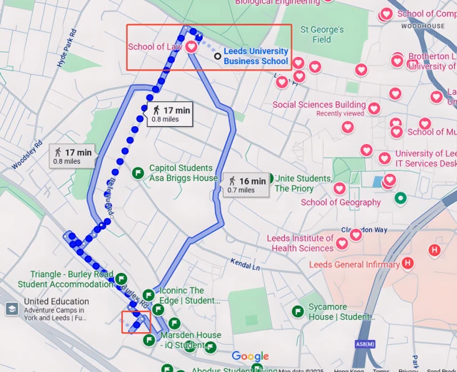 Burley Road - alloggio per studenti a Leeds