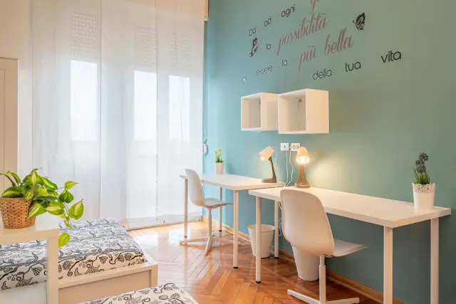 VIALE ROMOLO 1 <br> SHARED ROOM D1 - Bed A 4