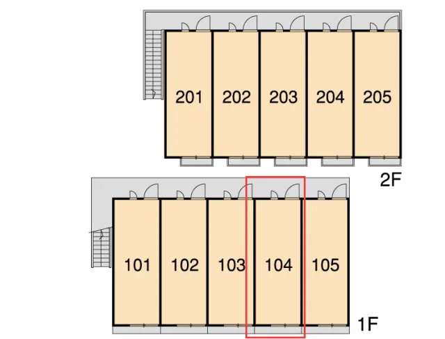 レオパレスグローバルⅢ 104号室 2