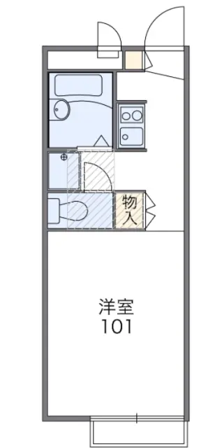 レオパレスタカネ 203号室 1