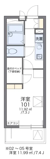 レオパレスＮビレッジ南明大寺 1